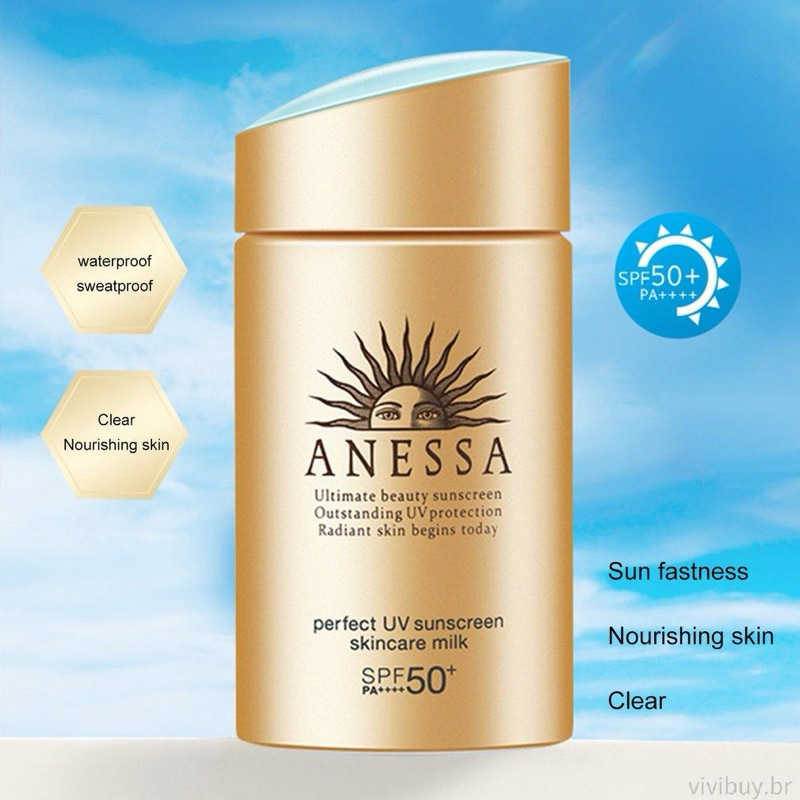 Protetor Solar Facial a Prova d´água Anessa FPS 50 (L0277) | Shopee Brasil