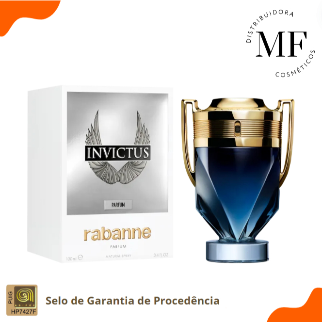 Invictus Paco Rabanne Parfum Perfume Masculino 50ml 100ml 200ml ORIGINAL C SELO Shopee Brasil