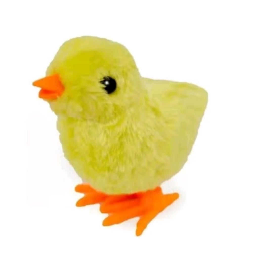 Pintinho Amarelinho Brinquedo De Pelúcia A Corda Infantil | Shopee Brasil