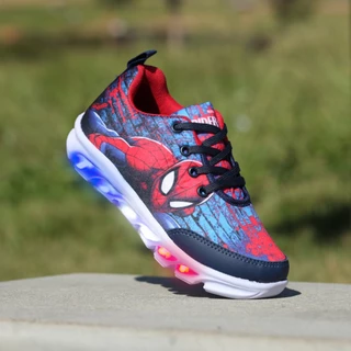 Tenis Infantil Masculino Menino de Led Luzes Confortavel Envio Imediato
