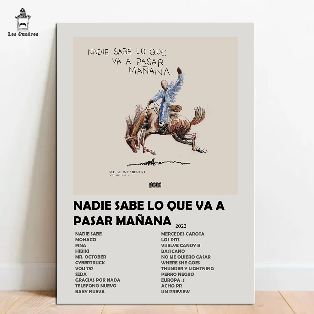 Quadros do Bad Bunny em MDF 28x20cm | Shopee Brasil