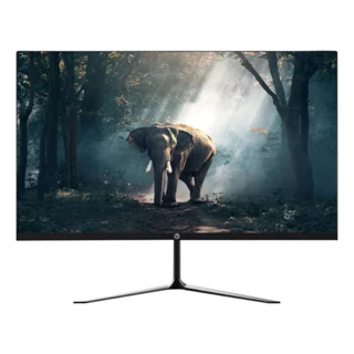 Monitor Led 23 Widescreen Curvo Preto + Kit Teclado E Mouse