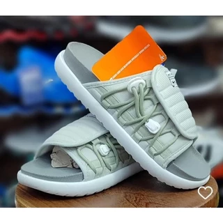 Chinelo masculino, unissex, cinza sola bca, Slide Sports Tendência Respirável Casuais Almofadados