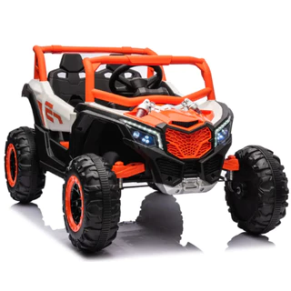 Carro Carrinho Elétrico Infantil Mini Buggy Jipe Quadriciclo 12V Luz Som Música Controle Remoto Suporta Até 30kg