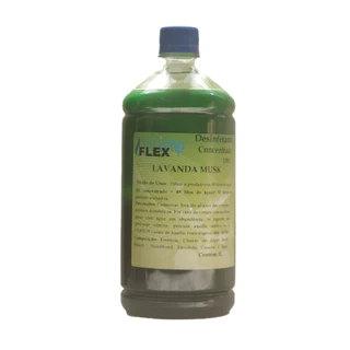 Desinfetante concentrado lavanda musk 1 litro faz 50 litros.