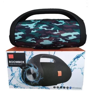 Caixa de Som Boombox Bluetooth Portátil