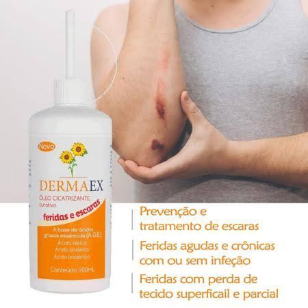 Óleo de Girassol Cicatrizante para feridas - Dermaex | Shopee Brasil
