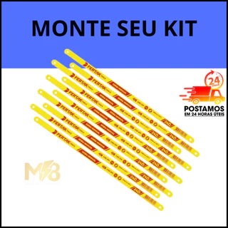 Kit Lâminas de Arco de Serra Jogo - 30cm (12 pol.) Folha de Serra - Fertak Tools