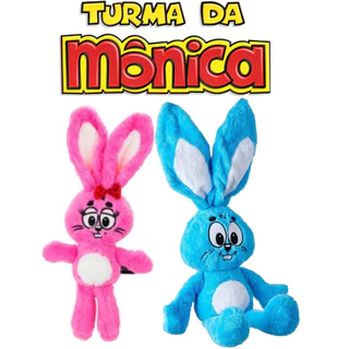 Kit 02 Pçs Coelho Sansão Pelúcia Turma Da Monica Grandão Fofo Envio Imediato 50 Cm Importado