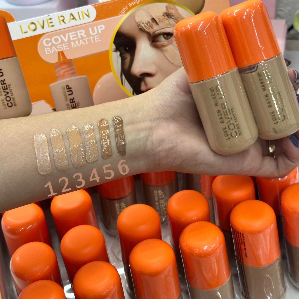 Base Matte Cover Up Lové Rain Makeup | Shopee Brasil
