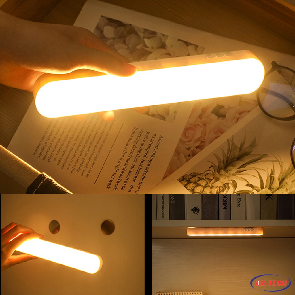 Luminária De Mesa Recarregável Portátil Leitura LED Lâmpada De Cabeceira Removível Sem Fio De Quarto