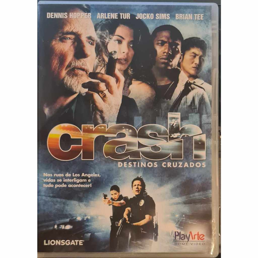 Dvd original do filme Crash Destinos Cruzados (Pouco usado