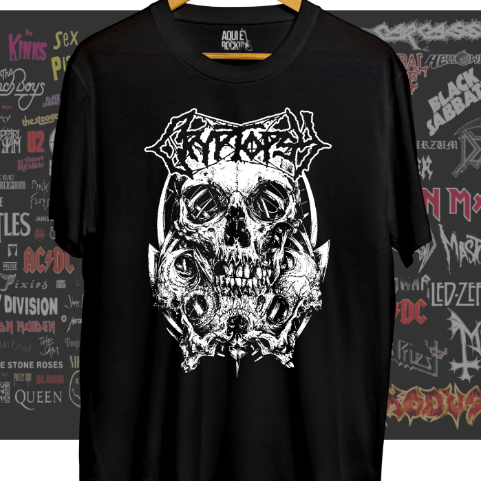 Camiseta Cryptopsy Technical Death Metal camisa de rock Exclusiva