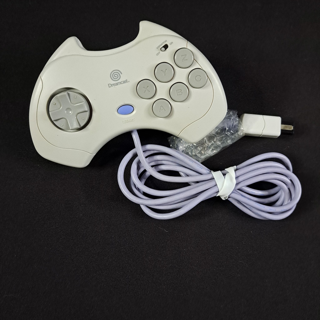 Controle Ascii Arcade Fighting Controller Oficial Sega Dreamcast 