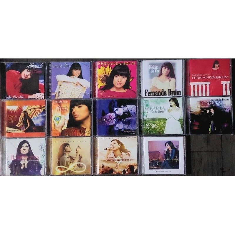 CDs e DVDs cantora Gospel Fernanda Brum | Shopee Brasil