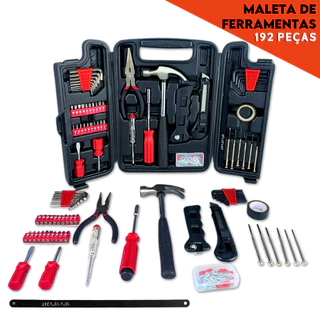 Kit de Ferramentas 192 Peças com Maleta Completa - NYBC