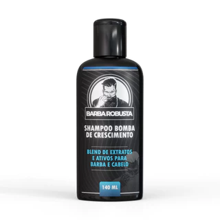 Shampoo Para Barba Limpeza e Fortalecimento dos Fios Barba Robusta