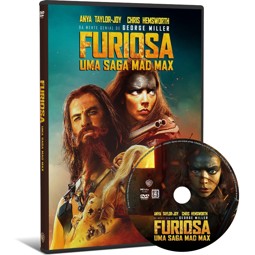 DVD Furiosa: Uma Saga Mad Max (2024)