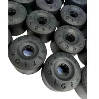 Kit 20 Capa de Parafuso 17" da Roda Golf Gol Polo Fox Jetta Bora Virtus Tiguan Nivus
