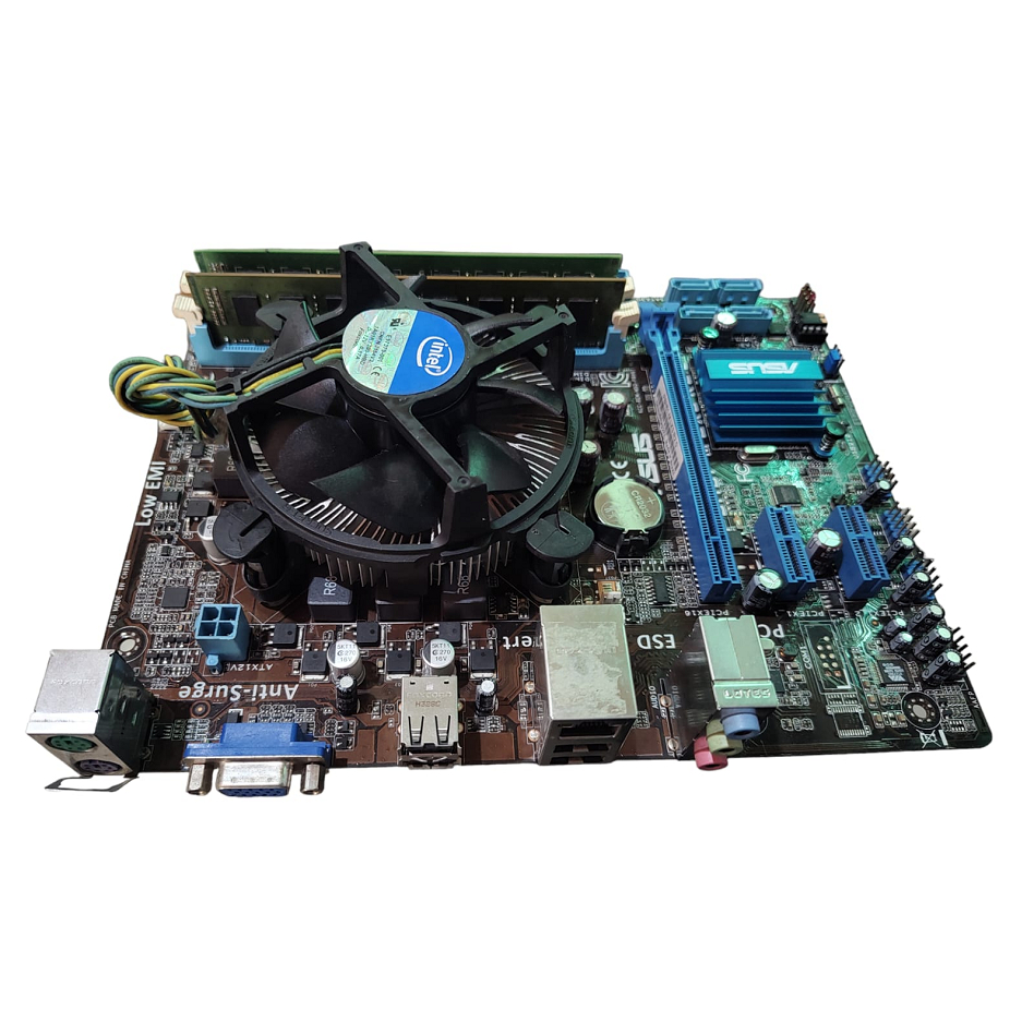 Kit Placa Mãe Asus P8h61-m Lx3 R2.0 Soquete 1155 Ddr3 Com 4gb Coller Espelho e Core i3 de 2ªgr