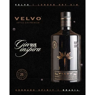 Velvo Artice Gin Super Premium Brasileiro 47% Vol 700ml