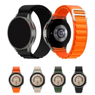 Pulseira de Nylon Alpinista compativel com Galaxy Watch 4, Galaxy Watch 4 Classic, Galaxy Watch 5, Galaxy Watch 5 PRO, Galaxy Watch 6, Galaxy Watch 6 Classic, Galaxy Watch FE Alpine loop