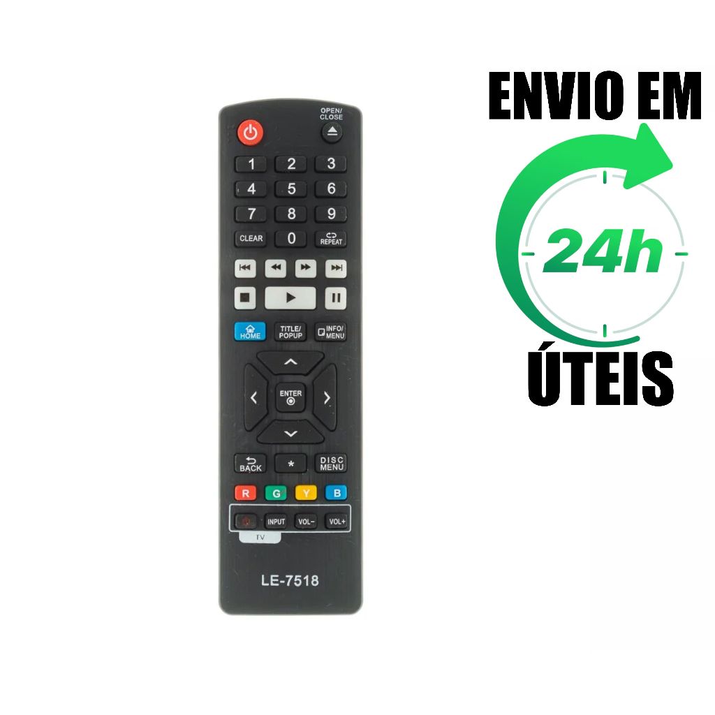 Controle Remoto Blu-ray LG Bp440 Bp450 Bp630