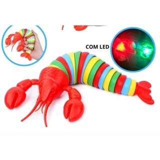 brinquedo lagosta articulado em Oferta na Shopee