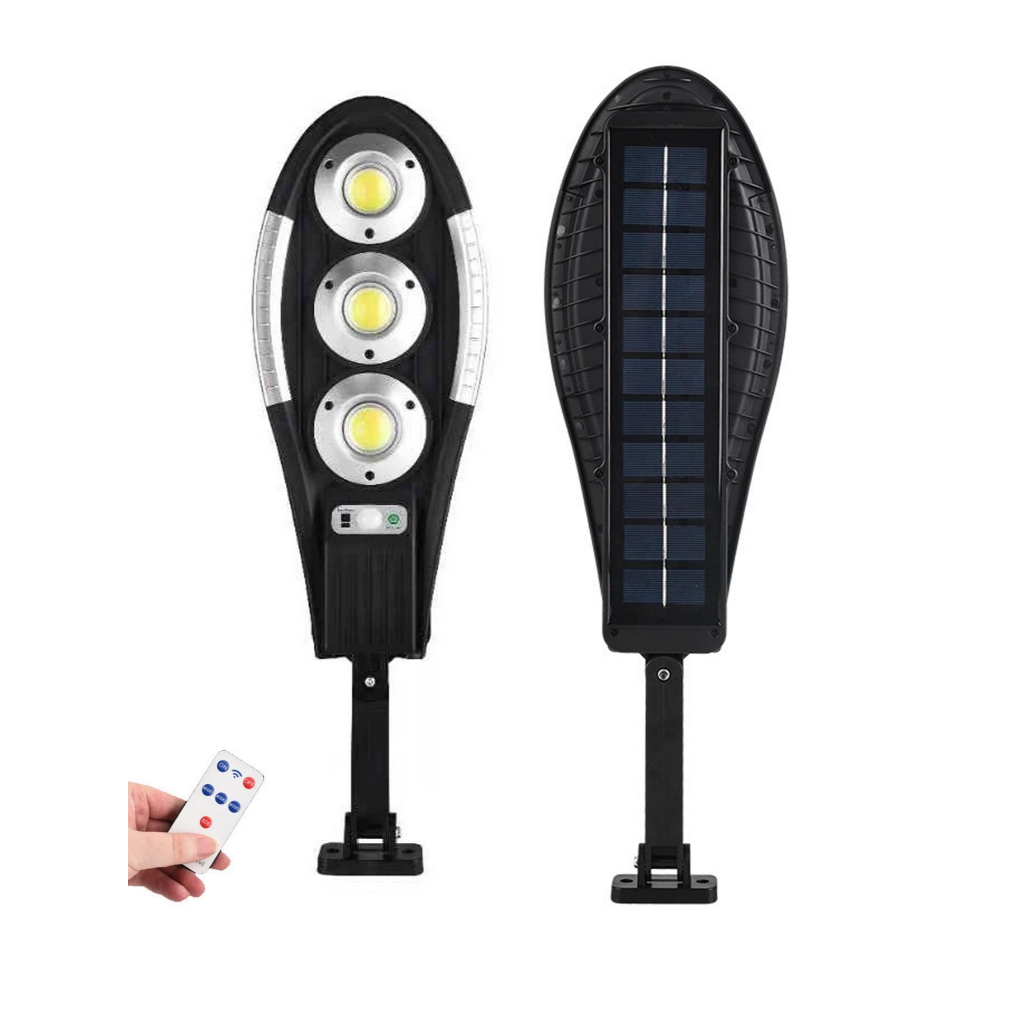 Lâmpada De Poste Solar Com Controle Remoto De 150W Exterior Jardim LKY-0039