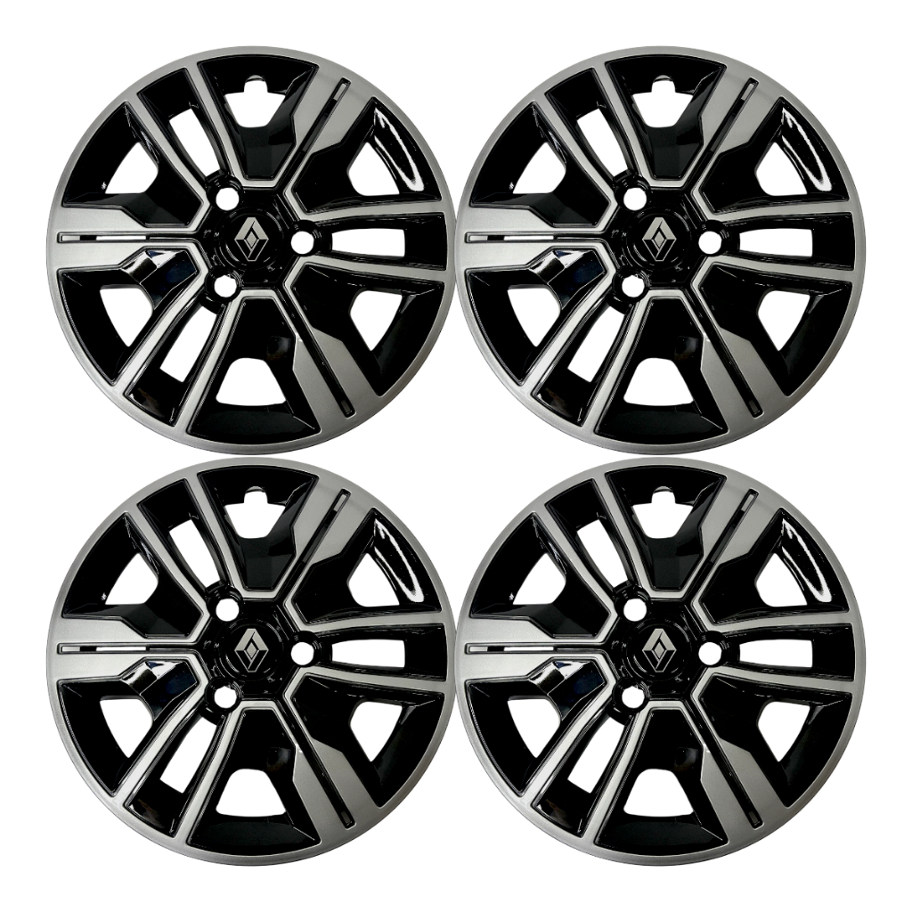 Jogo Calotas Aro 14 Para Renault Kwid Outsider 2022 2023 2024 Modelo Esportivo