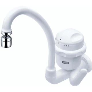 Torneira Elétrica Bica Alta Móvel Fame Super Quente 5400W Branco