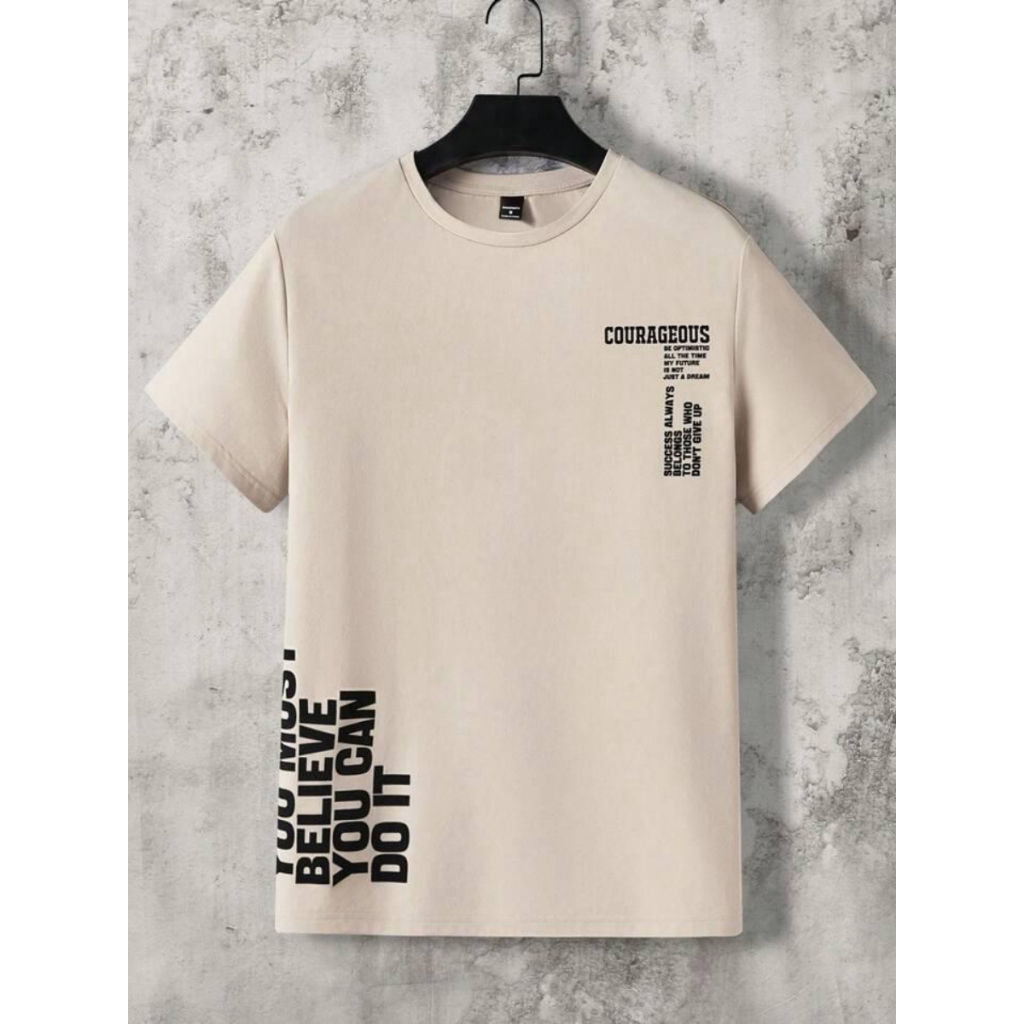 Camiseta Masculina Courageous 100% Algodão
