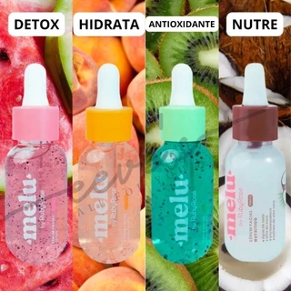 Sérum facial Melu Hidratante Ruby Rose Sérum Antioxidante Facial - Hidratante - Detox Melu 30ml