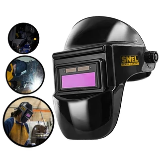 Máscara De Solda Com Escurecimento Automático Capacete Profissional Anti-Reflexo Anti-Ultravioleta