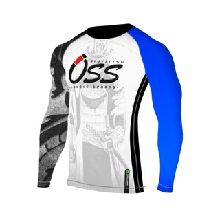 Rash Guard Manga Longa Jiu-jitsu Dragon Innove Azul Faixas