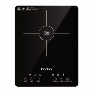Cooktop Elétrico Gaabor Por Indução 2000w 1 Boca Touch Screen 220v