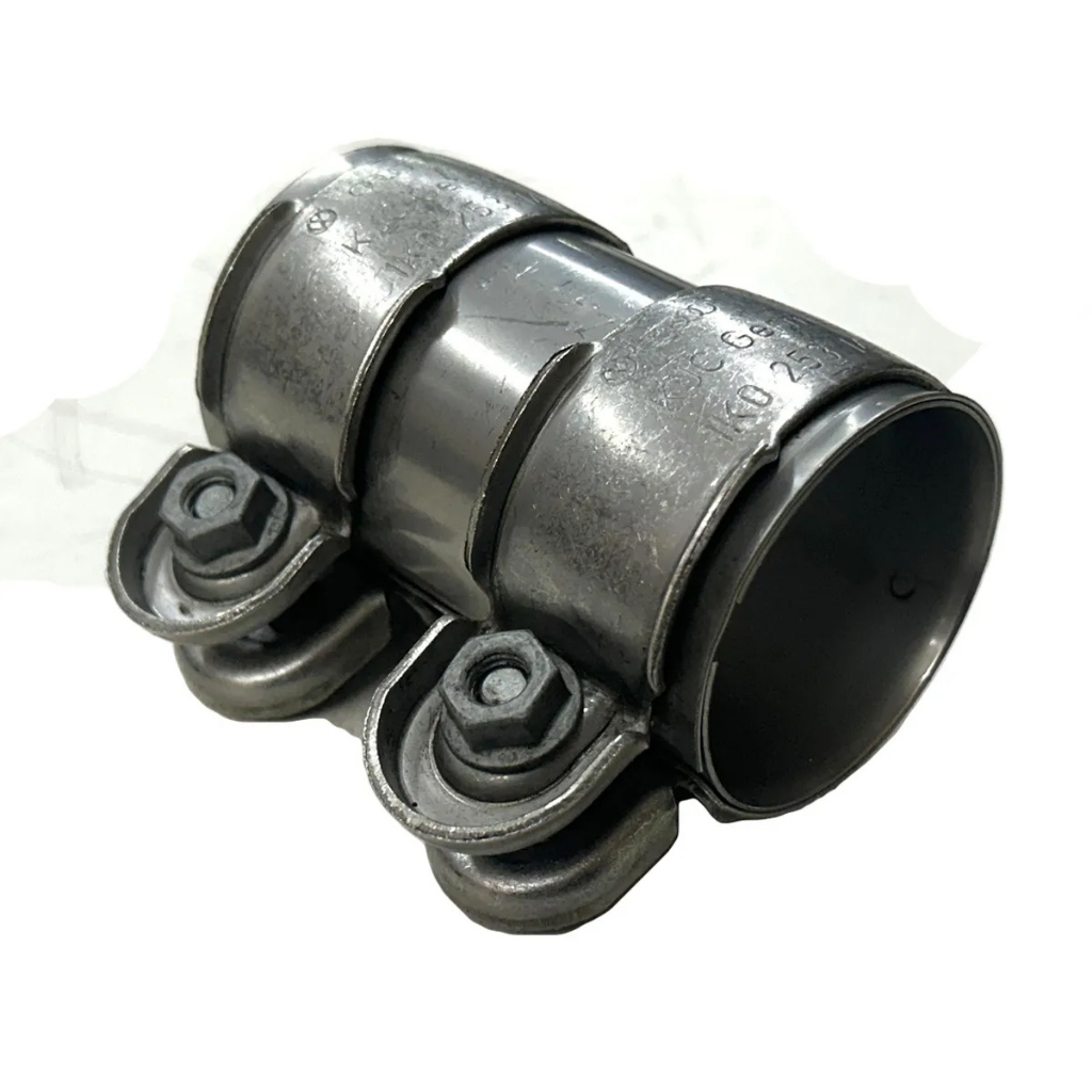 Abraçadeira Dupla de Escapamento 50x95mm Volkswagen Jetta 1.4TSi Voyage 1.6 16V MSI Audi A6 2.4, 2.8. 3.0 e 3.2 V6 Gasolina de 2005 à 2008 1K0253141F