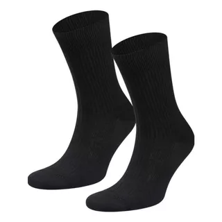 Kit 12 Meias Cano Longo 75% Algodão Preta Branca Masculina Feminina