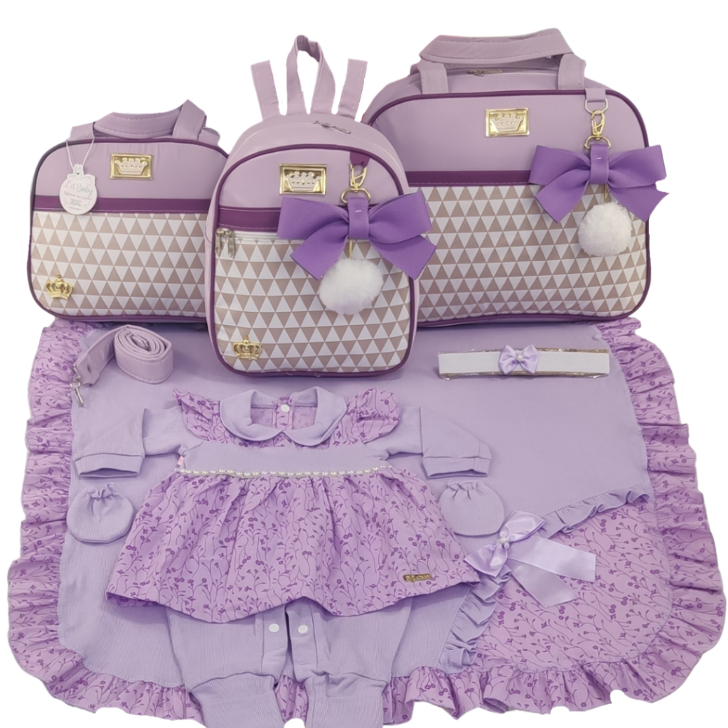 Kit Bolsa Maternidade Menina + Saida Maternidade