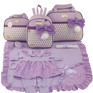 Kit Bolsa Maternidade Menina + Saida Maternidade
