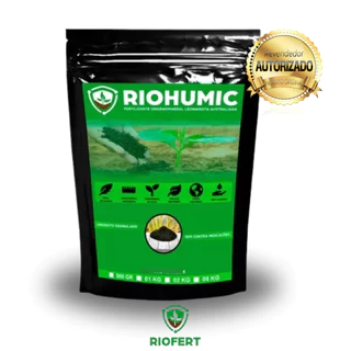 Adubo Organico Concentrado Leonardita Rio Humic 100g até 500g