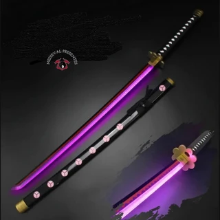 Espada One Piece Meito SHUSUI Roronoa Zoro Lâmina Bambu LUMINOSA Cosplay KATANA COLEÇÃO ORNAMENTO
