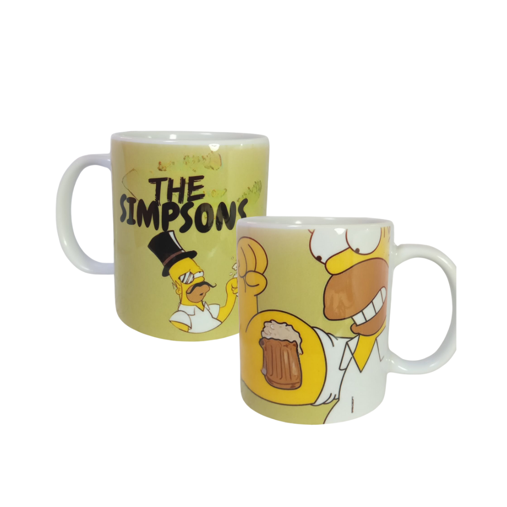 Caneca porcelana, The Simpsons | Shopee Brasil