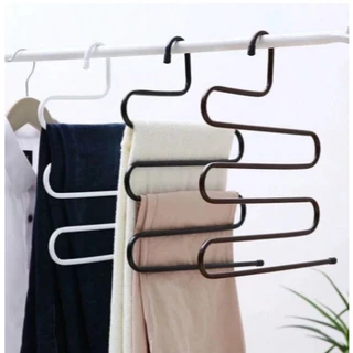 CABIDE PARA CALÇAS EM METAL MULTIUSO RESISTENTE COM 5 ESPAÇOS CALÇAS SAIAS BERMUDAS SHORTS