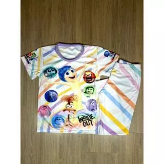 EspacoLZA Pijama Infantil Divertida mente 2 Personalizado