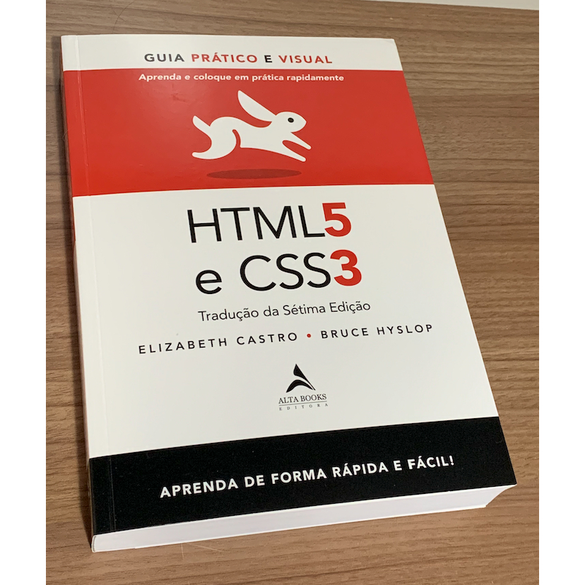 HTML5 E CSS3 Guia Prático e Visual Livro Físico Usado | Shopee Brasil