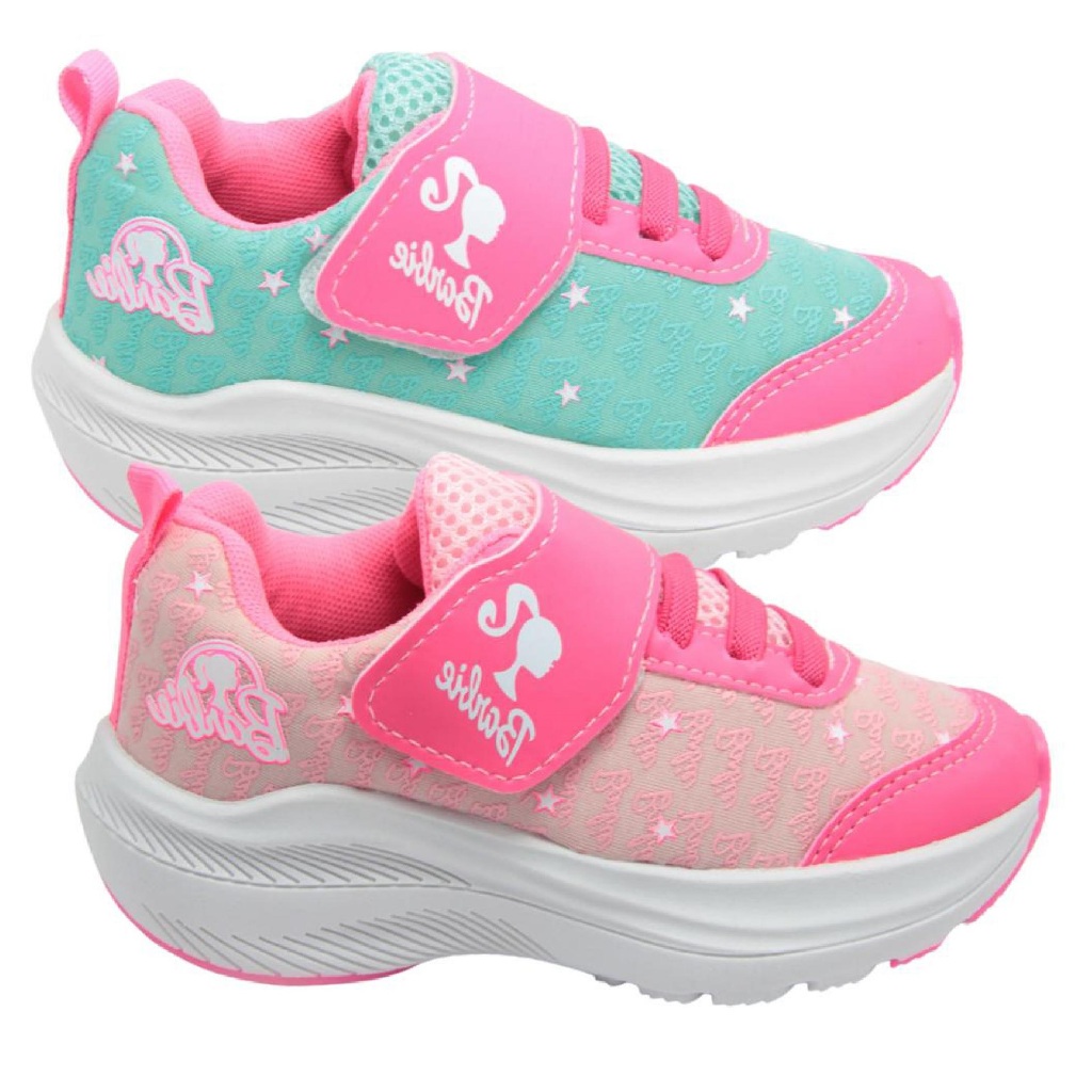 Kit Tênis Infantil Calce Facil Menina Princesa Escolar Feminino Refj29 ...