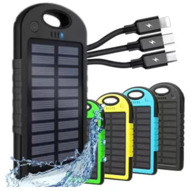 Power Bank Energia Solar Carregador Portatil Celular Viagem | Shopee Brasil