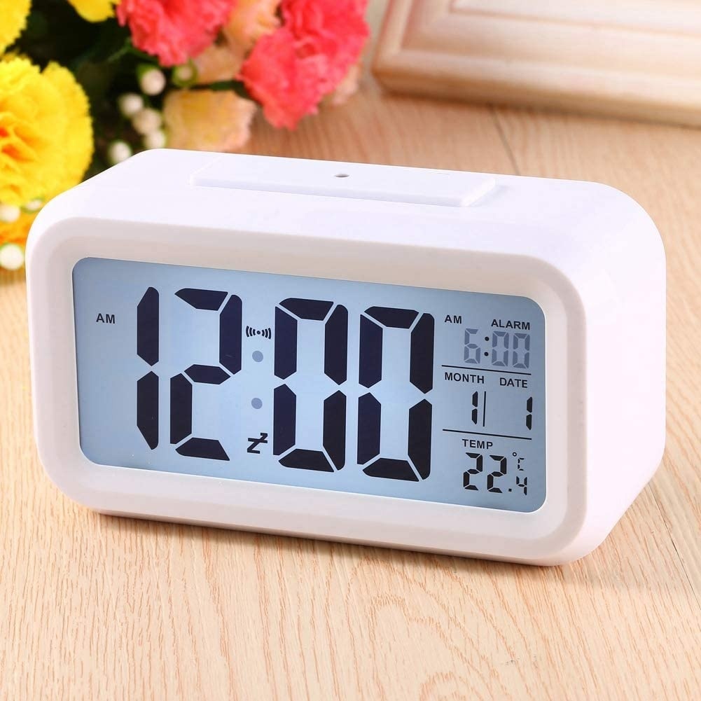 Relogio Digital de Mesa Moderno Retangular com Led | Shopee Brasil