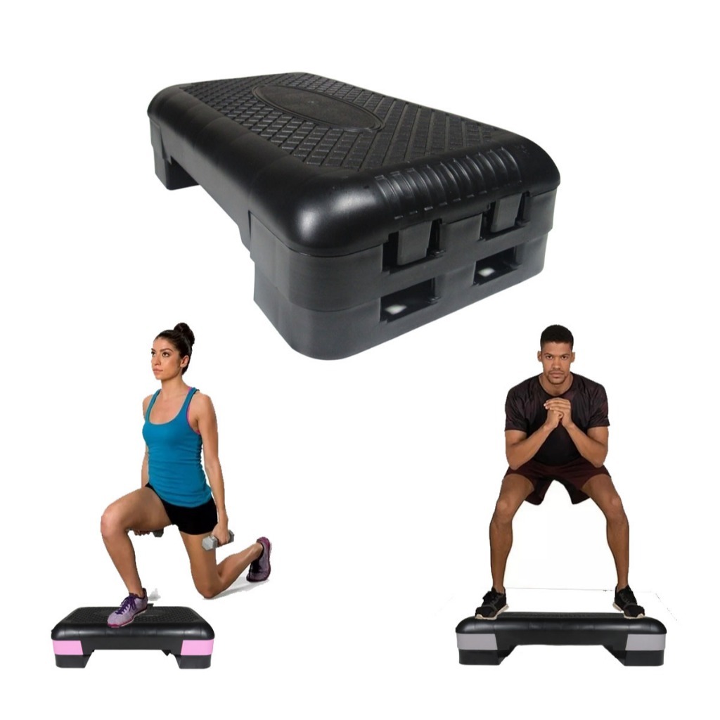Step Polietileno Altura Ajustável Academia Exercícios Fit | Shopee Brasil